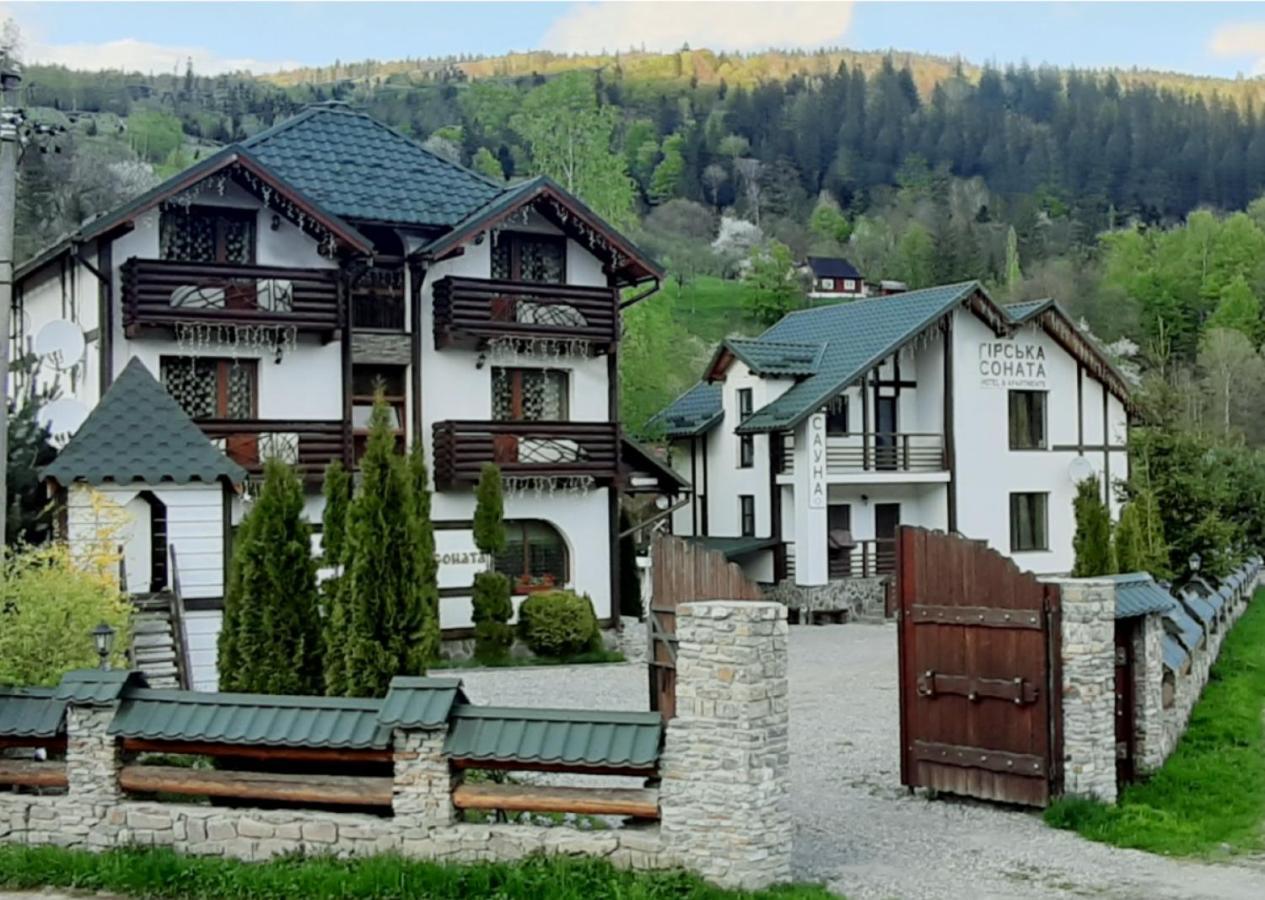 Girska Sonata Hotel & Apartments Микуличин Экстерьер фото